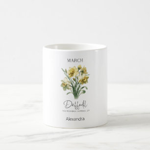 Mug Mois de naissance en astrologie Mars   Daffodique