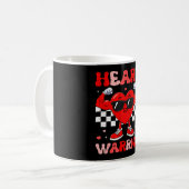 Mug Mois de sensibilisation à la maladie cardiaque gue (Devant gauche)