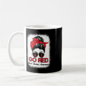 Mug Mois de sensibilisation à la maladie Ruban rouge M (Gauche)