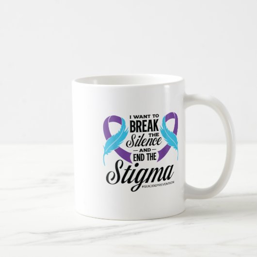 Mug Mois de sensibilisation à la prévention du suicide (Droite)