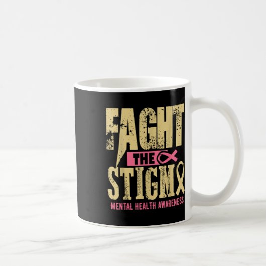 Mug Mois de sensibilisation à la santé mentale Lutter (Droite)