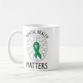 Mug Mois de sensibilisation à la santé Problèmes de sa (Gauche)