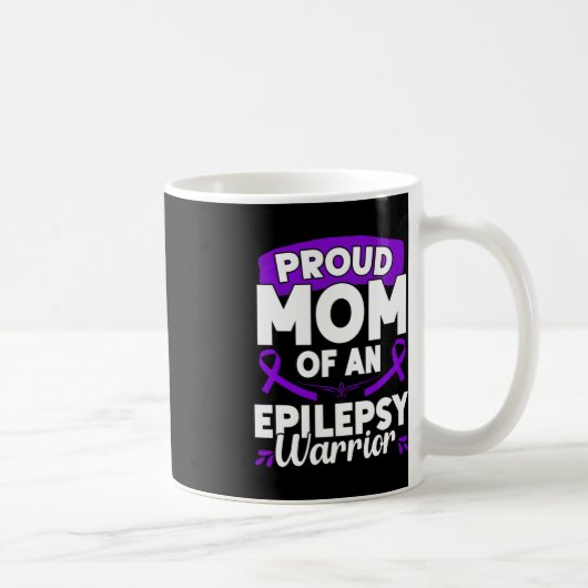 Mug Mois de sensibilisation à l'épilepsie du guerrier (Droite)