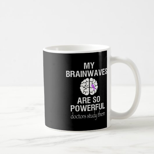 Mug Mois De Sensibilisation À L'Épilepsie Les ondes cé (Droite)