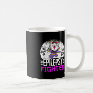 Mug Mois de sensibilisation à l'épilepsie Ninja Chat E