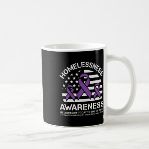 Mug Mois de sensibilisation à l'itinérance Drapeau amé