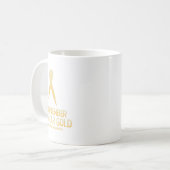 Mug Mois De Sensibilisation Au Cancer Chez L'Enfance E (Devant gauche)