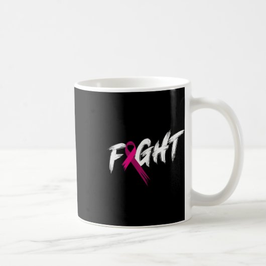 Mug Mois de sensibilisation au cancer du sein Combattr (Droite)