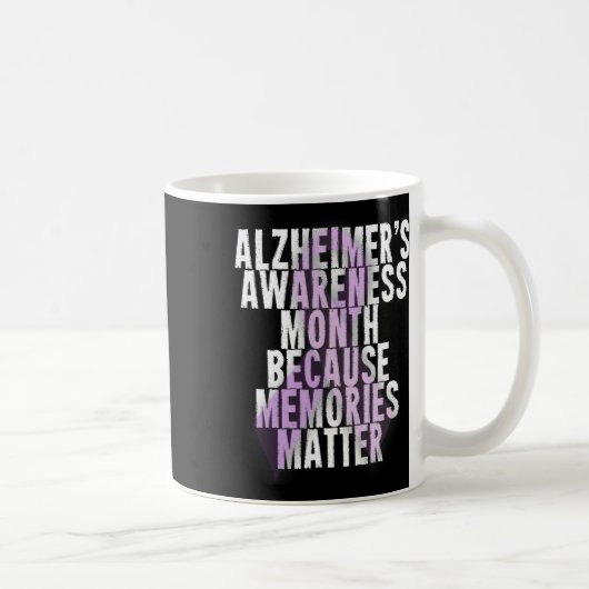 Mug Mois de sensibilisation au soutien Ruban violet (Droite)