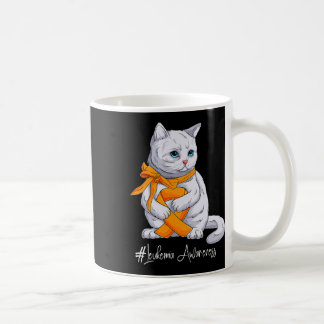 Mug Mois de sensibilisation Chat au ruban orange