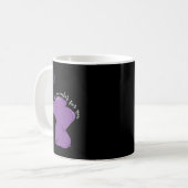 Mug Mois de sensibilisation Je termine éléphant ruban (Devant gauche)