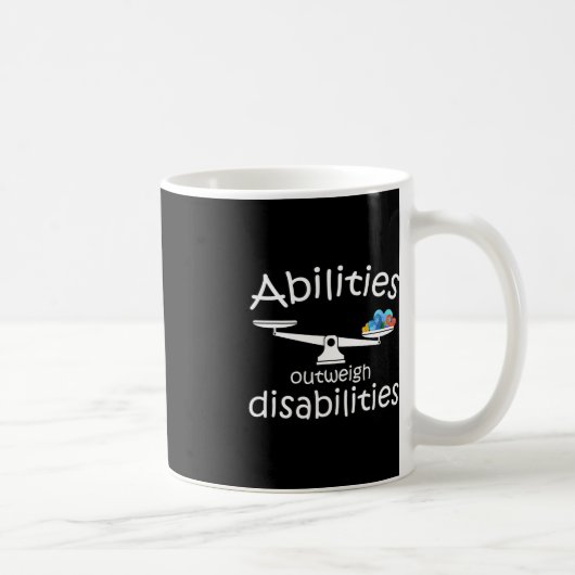 Mug Mois de sensibilisation sur l'autisme Capacités su (Droite)