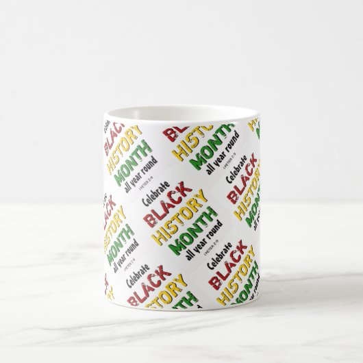 Mug MOIS D'HISTOIRE NOIRE MOtivationnel BHM (Centre)