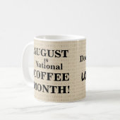 Mug Mois du café (Devant gauche)