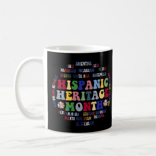 Mug Mois du patrimoine hispanique Pays latinos (Gauche)