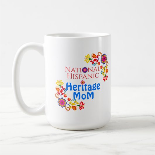 Mug Mois du patrimoine national hispanique | Fier mama (Gauche)