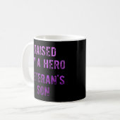 Mug Mois Militaire Violet Augmenté (Devant gauche)