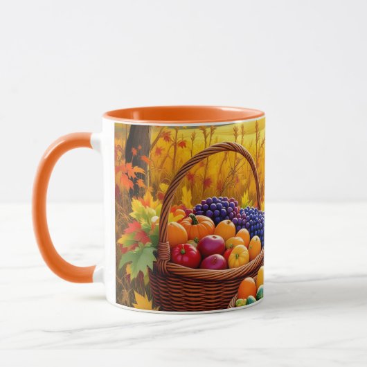 Mug Moisson d'automne dorée (Gauche)