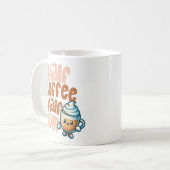 Mug Moitié café moitié maman (Devant gauche)