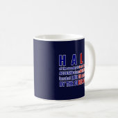 Mug Moitié du pays - pensée conservatrice (Devant droit)