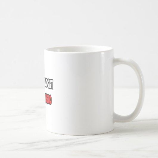 Mug Moitié hydrologue ... Half Superhero (Droite)