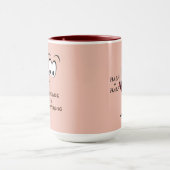 Mug Moitié Vide Ou Moitié Plein ?  L'Attitude est tout (Centre)