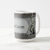 Mug MOJO Gothique Poupée vaudou PERSONNALISÉE (Devant droit)