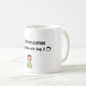 Mug Mok - Chanteur Cadeau pour Collègue (Devant droit)