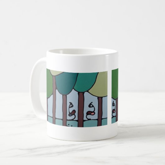 Mug Mok - Ducks between the trees (Devant gauche)