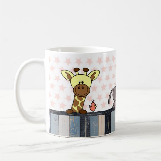 Mug mok - illustration d'animaux (Gauche)