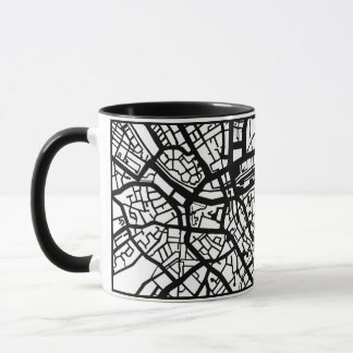 Mug Mok plan graphique d'Eindhoven