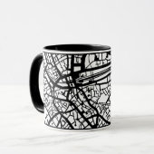 Mug Mok plan graphique d'Eindhoven (Devant gauche)