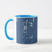 Mug Moka cafetiere expresso bialetti blueprint