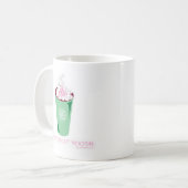 Mug Moka de menthe poivrée de vacances (Devant gauche)