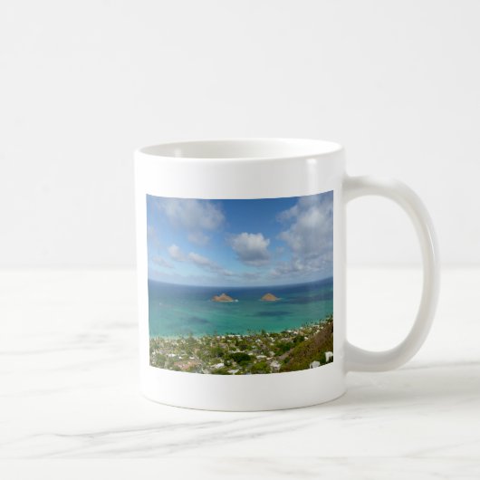 Mug Moks outre du rivage de Lanikai (Droite)