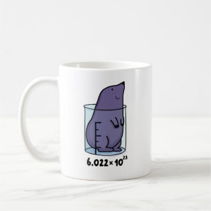 Mug Mole Equation Cute Mole Dans Un Jeu De Bécher
