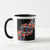 Mug Molécule d'ADN. Modèle moléculaire de l'ADN (Gauche)