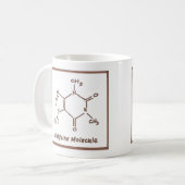 Mug Molécule de caféine (Devant gauche)