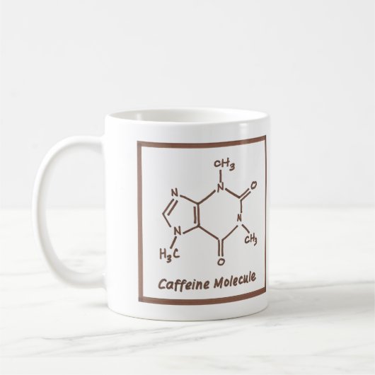 Mug Molécule de caféine (Gauche)