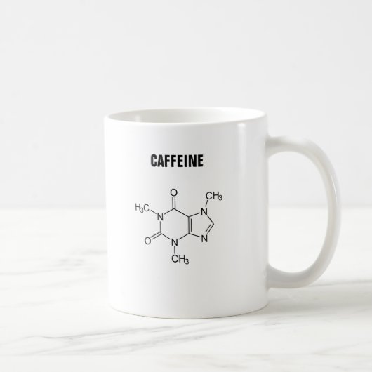 Mug Molécule de caféine (Droite)