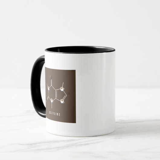 Mug Molécule de caféine (Devant gauche)