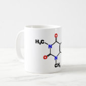 Mug Molécule de caféine (Devant gauche)
