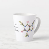 Mug Molécule de Caféine Botanique (Angle droit)