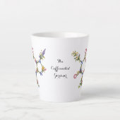 Mug Molécule de Caféine Botanique (Devant)