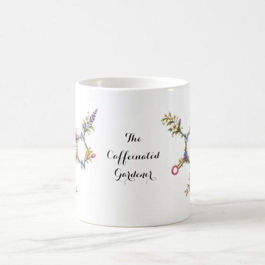 Mug Molécule de Caféine Botanique (Centre)