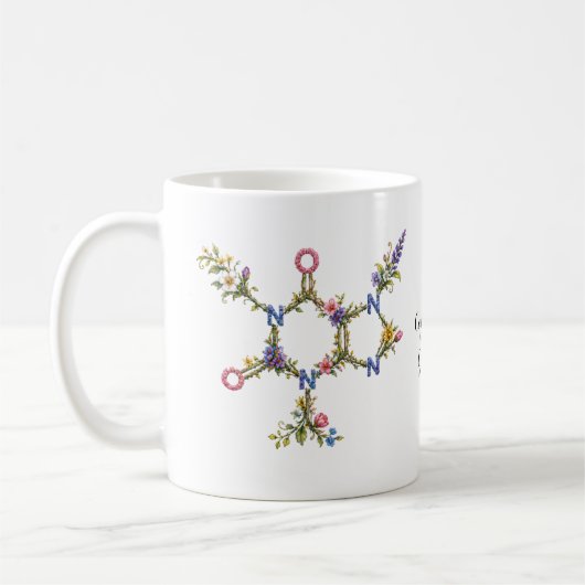 Mug Molécule de Caféine Botanique (Gauche)