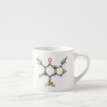 Mug Molécule de Caféine Botanique