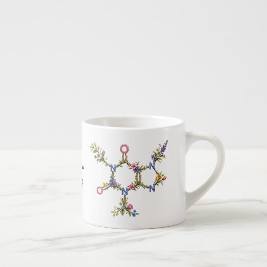 Mug Molécule de Caféine Botanique (Droite)