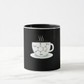 Mug Molécule de caféine chimique (Centre)