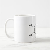 Mug Molécule de chimie adrénaline épinéphrine (Gauche)